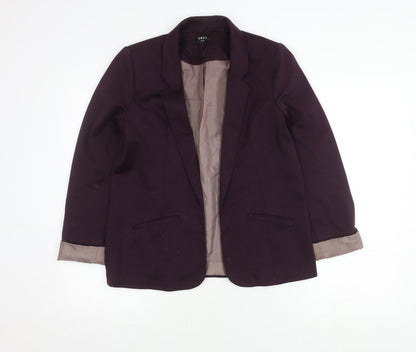 Womens UK Size 10 Oasis Regular Purple Blazer