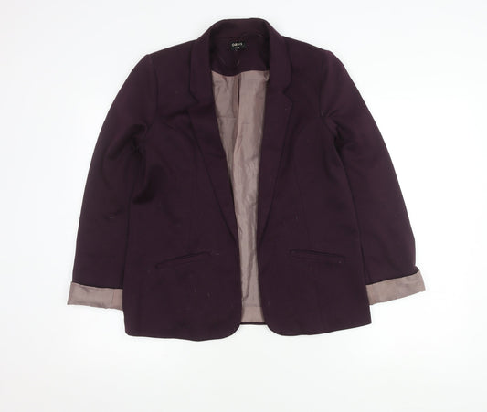 Oasis Women's Purple Blazer, Size 10, Lined, Regular Fit