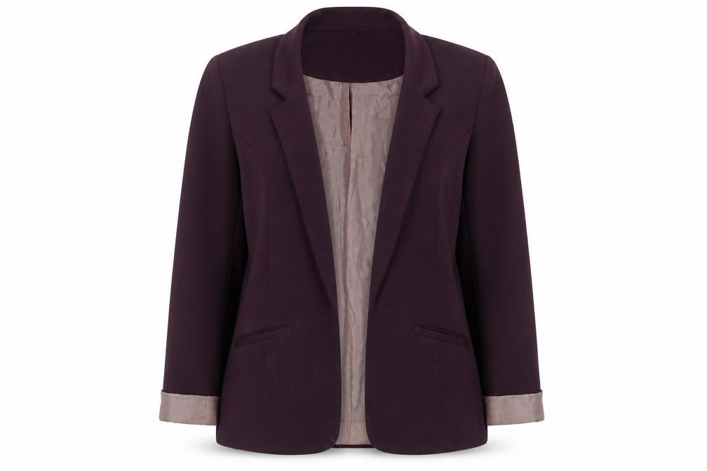 Womens UK Size 10 Oasis Regular Purple Blazer