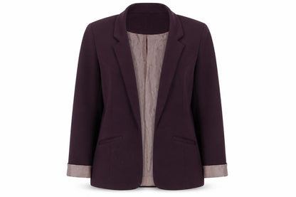 Womens UK Size 10 Oasis Regular Purple Blazer