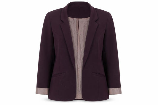 Womens UK Size 10 Oasis Regular Purple Blazer