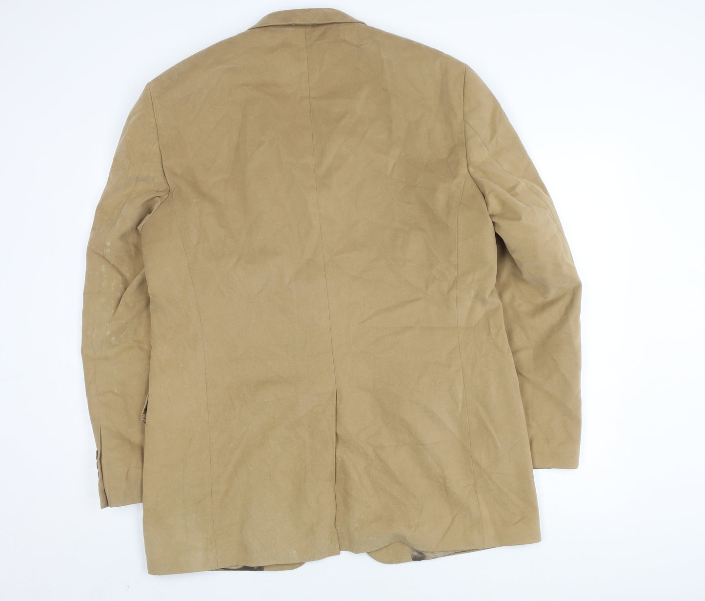 Mens UK Size 42 Marks and Spencer Regular Beige Suit Jacket