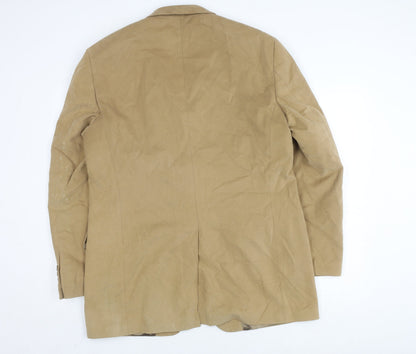 Mens UK Size 42 Marks and Spencer Regular Beige Suit Jacket