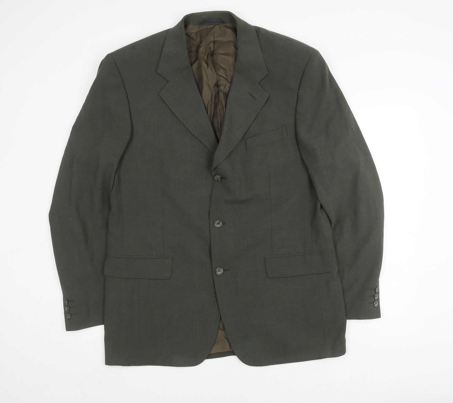 Mens UK Size 42 Burton Regular Green Suit Jacket