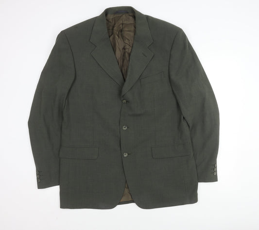 Mens UK Size 42 Burton Regular Green Suit Jacket