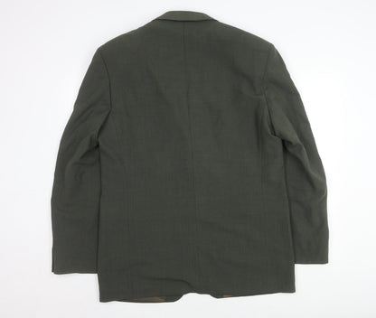 Mens UK Size 42 Burton Regular Green Suit Jacket