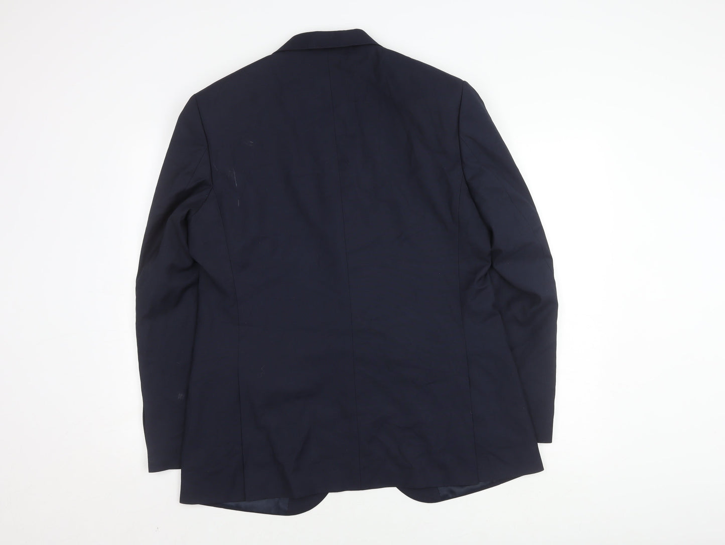 Mens UK Size 42 Marks and Spencer Regular Blue Suit Jacket