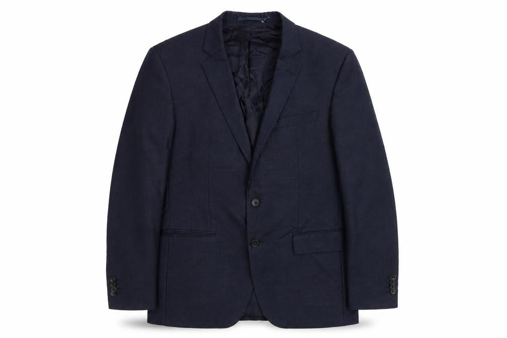 Mens UK Size 40 HUGO BOSS Regular Blue Suit Jacket