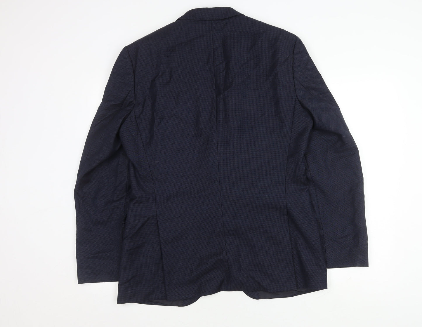 Mens UK Size 40 HUGO BOSS Regular Blue Suit Jacket