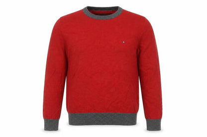 Mens UK Size S Tommy Hilfiger Red Pullover Jumper