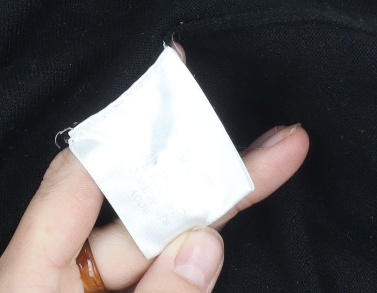 EWM Women’s Black White Blouse, Plus Size 22-24, Collared