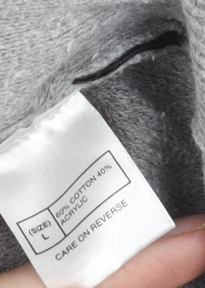 Disney Women’s Grey Mickey Pullover Jumper L