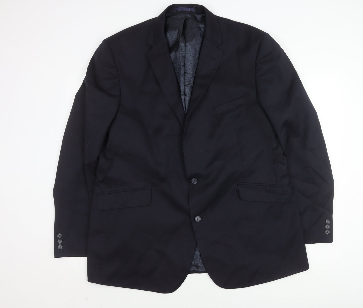 Mens UK Size 44 Pierre Cardin Regular Blue Suit Jacket