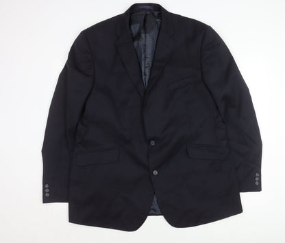 Mens UK Size 44 Pierre Cardin Regular Blue Suit Jacket