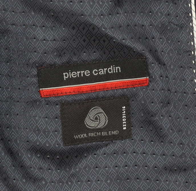 Mens UK Size 44 Pierre Cardin Regular Blue Suit Jacket