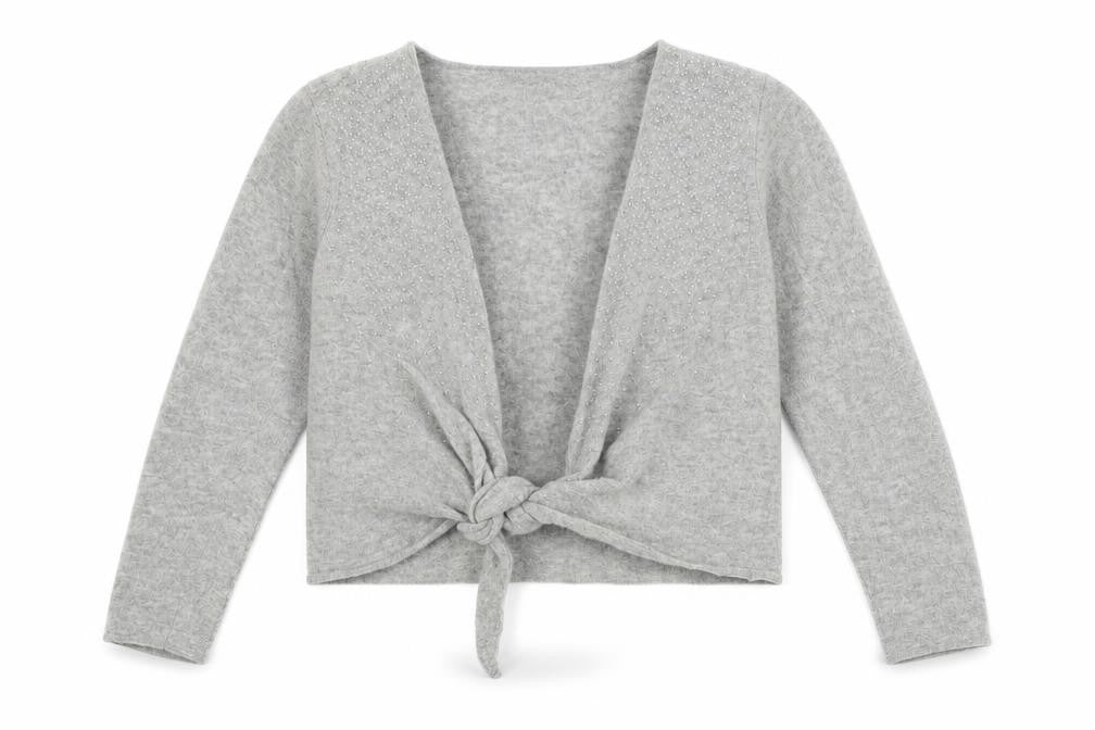 Womens UK Size 14 Laura Ashley Grey Cardigan Jumper