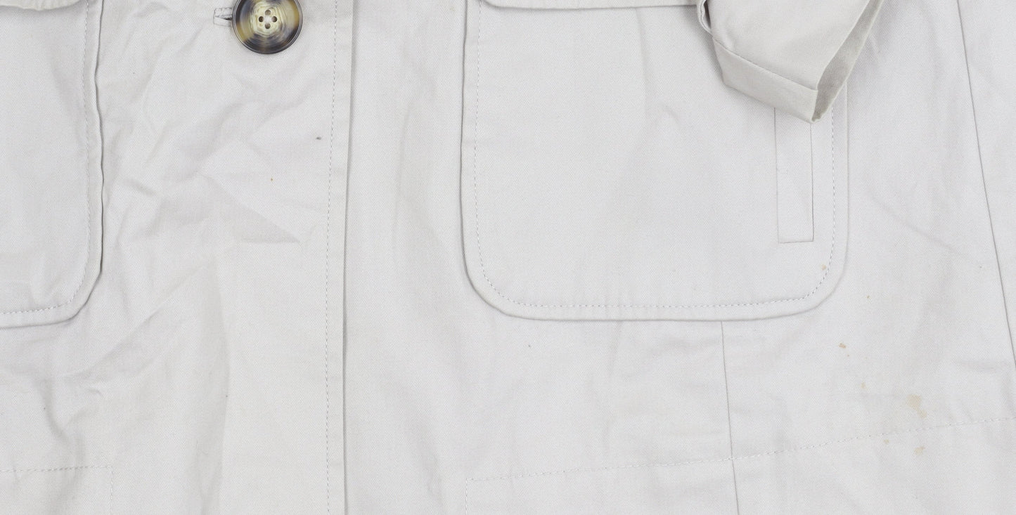 Womens UK Size 10 Viyella Beige Basic Jacket