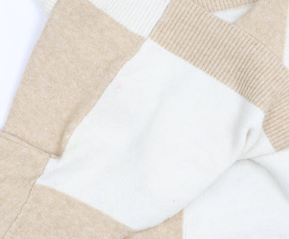 Womens UK Size 12 MNG Beige Pullover Jumper