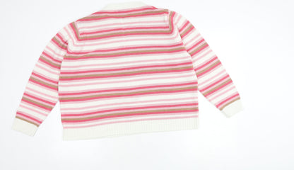 Womens UK Size XL EWM Pure Classics Multicoloured Pullover Jumper