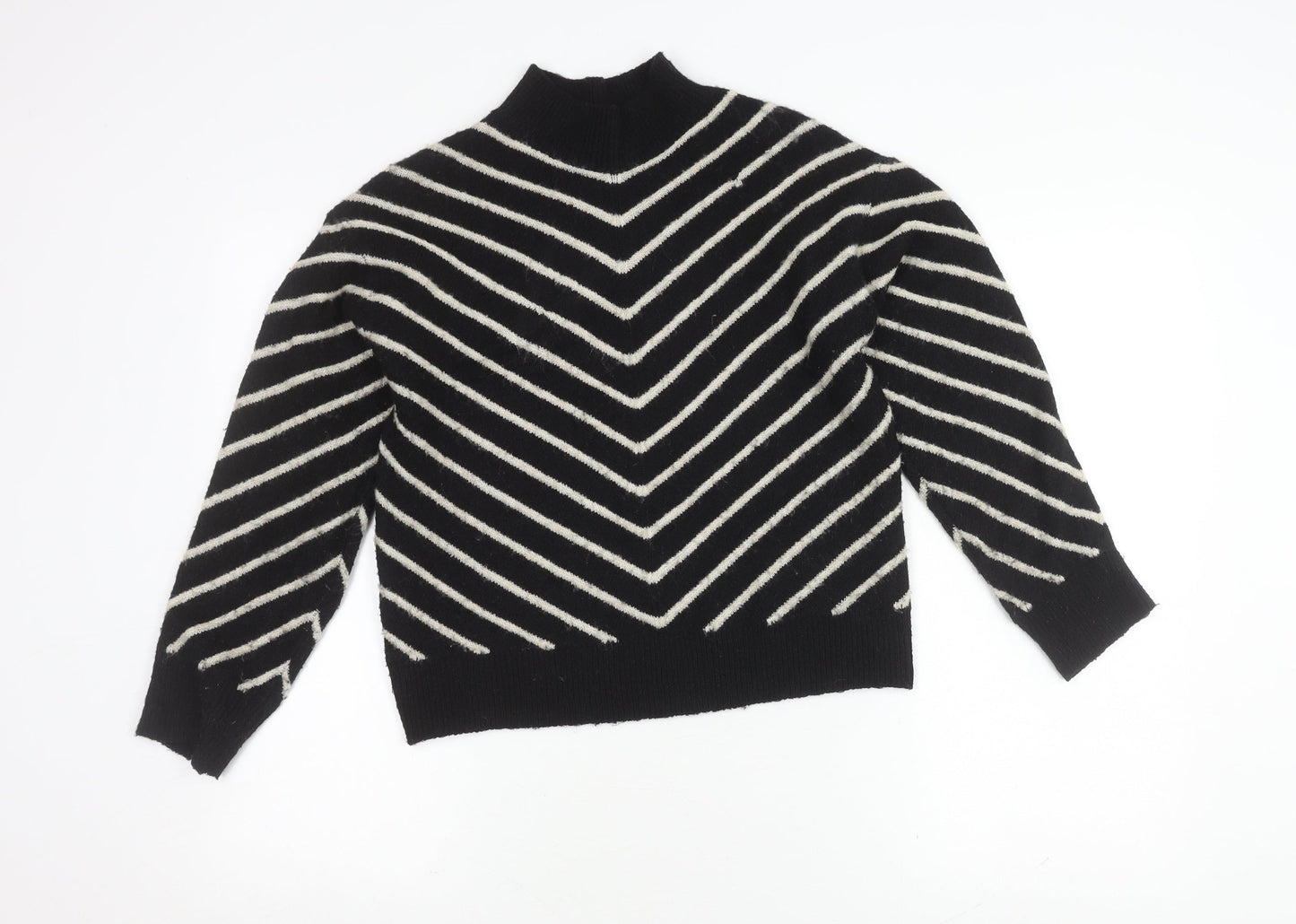Womens UK Size XS MNG Black Pullover Jumper
