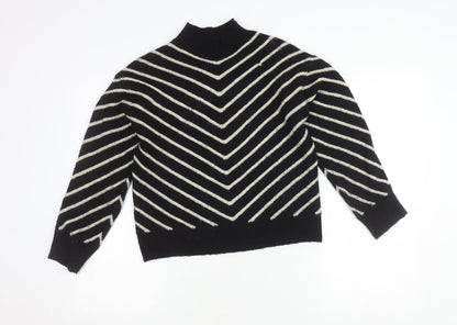 Womens UK Size XS MNG Black Pullover Jumper