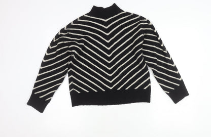 Womens UK Size XS MNG Black Pullover Jumper