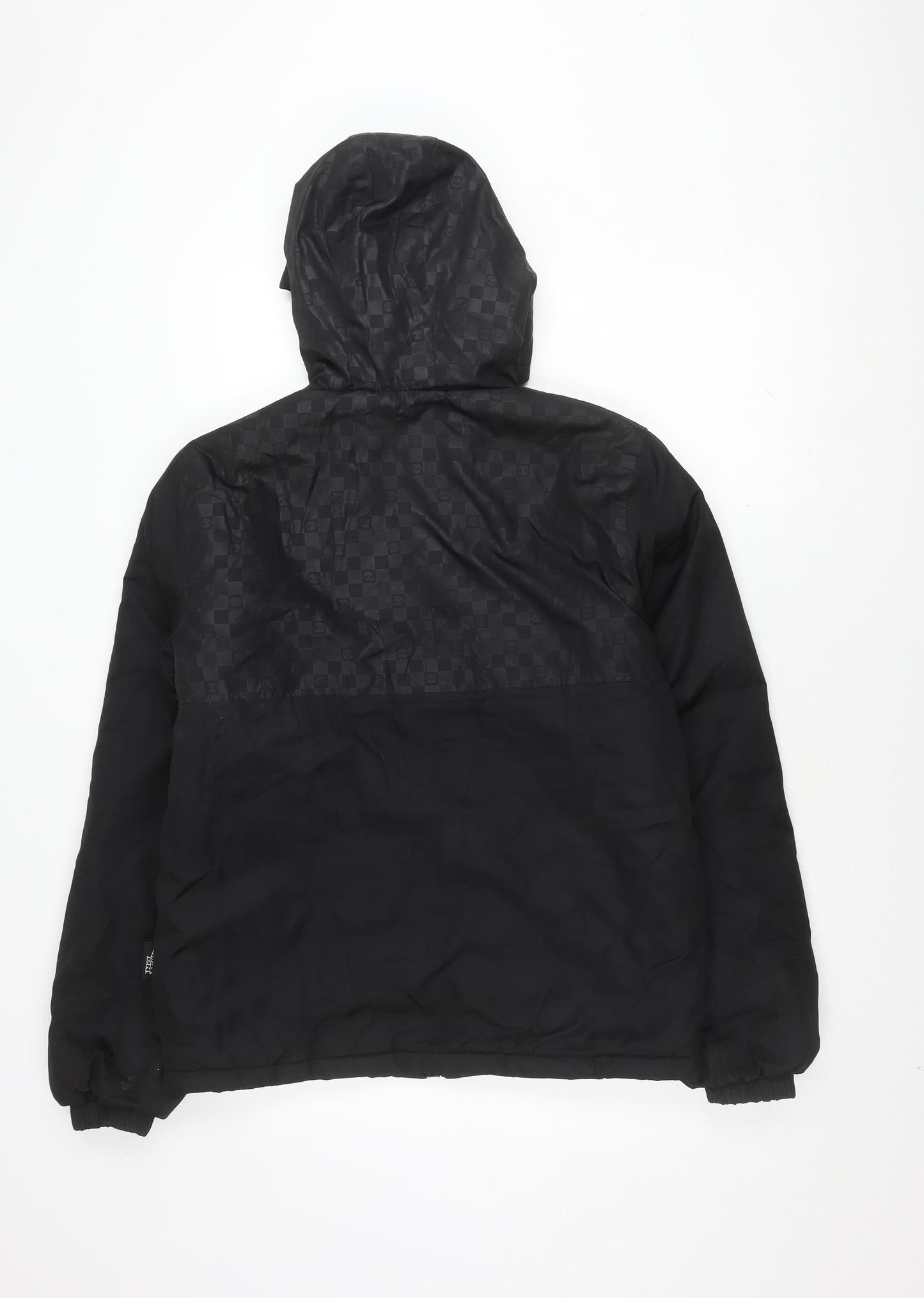 Unisex Adults UK Size XS Hot Fuz Black Puffer Jacket