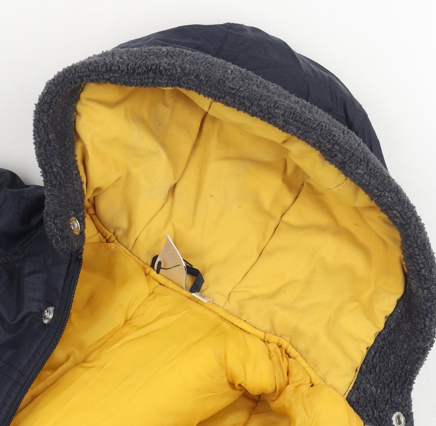 C&A Unisex Baby Blue Snowsuit 6-9 Months Hooded Insulated
