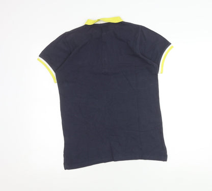 Voi Jeans Men's Blue Polo Shirt M Short Sleeve