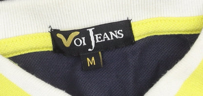 Voi Jeans Men's Blue Polo Shirt M Short Sleeve