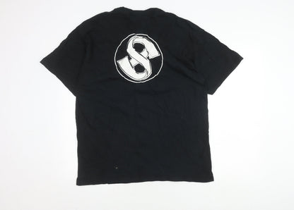 S8 Clothing Men's Black XL Graphic T-Shirt Short Sleeve
