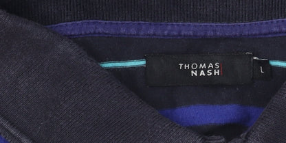 Mens UK Size L Thomas Nash Cotton Blend Polo Shirt