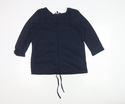 Womens UK Size 14 NEXT Blue Tunic Blouse