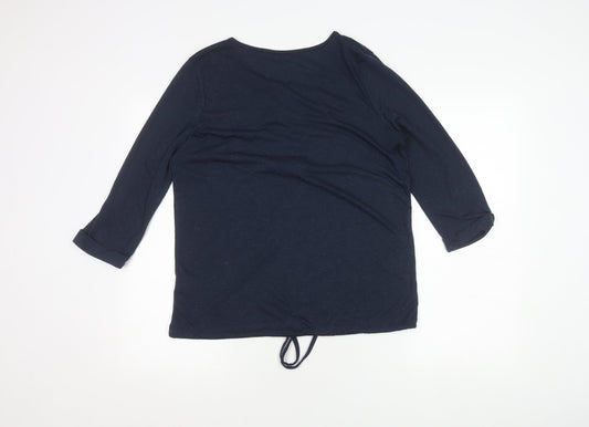 Womens UK Size 14 NEXT Blue Tunic Blouse