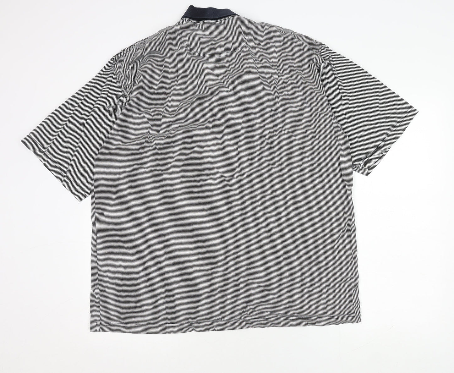 Slazenger Men's XL Black Striped Polo Shirt