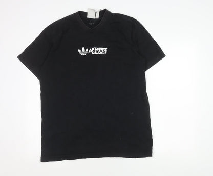 Adidas Black Men's Medium Graphic T-Shirt