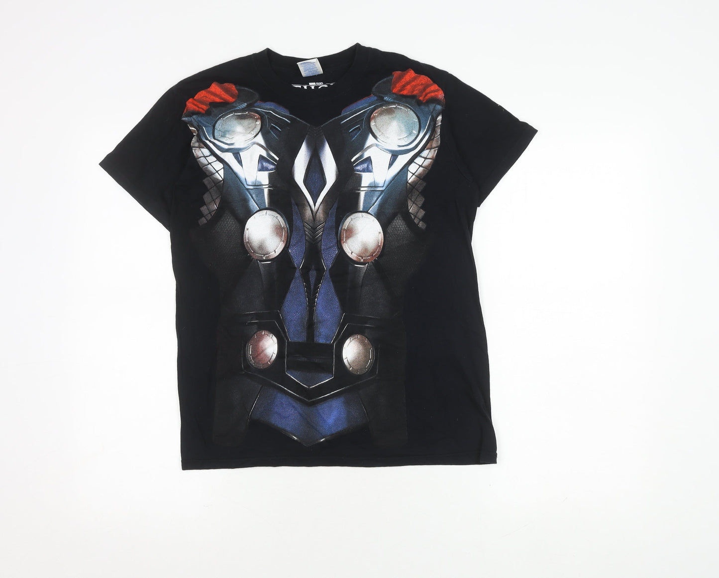 Mens UK Size S Gildan Black  T-Shirt