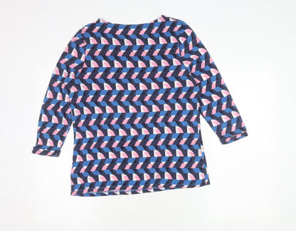 Womens UK Size 10 Boden Multicoloured Basic T-Shirt