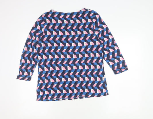 Womens UK Size 10 Boden Multicoloured Basic T-Shirt