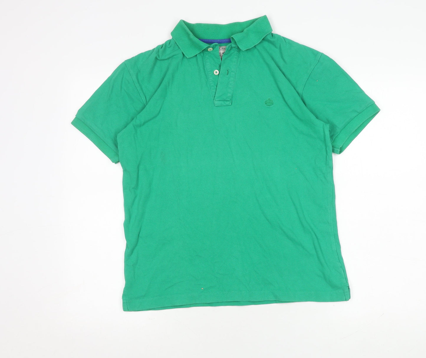 Springfield Men's Green Polo Shirt Size M
