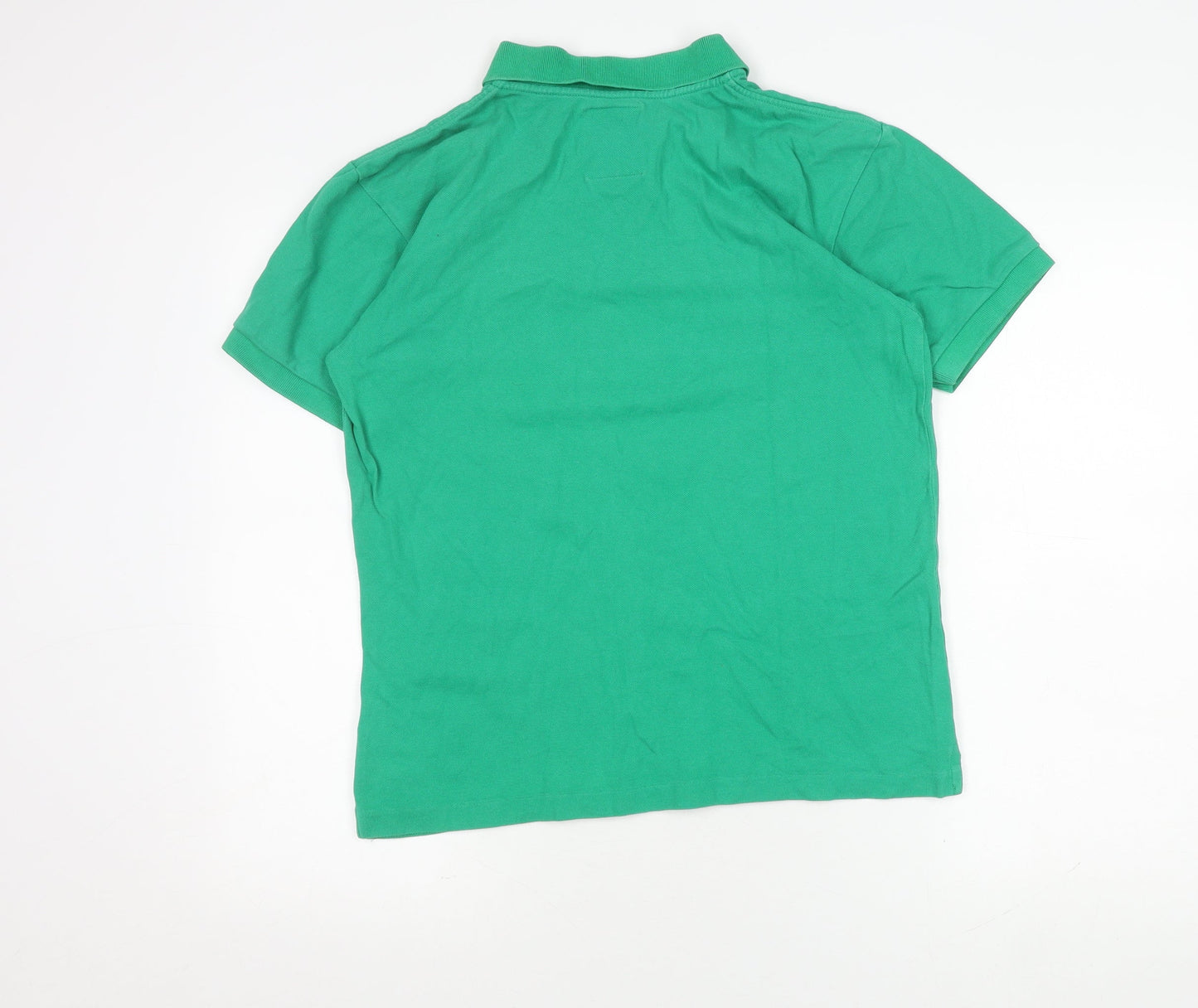 Springfield Men's Green Polo Shirt Size M