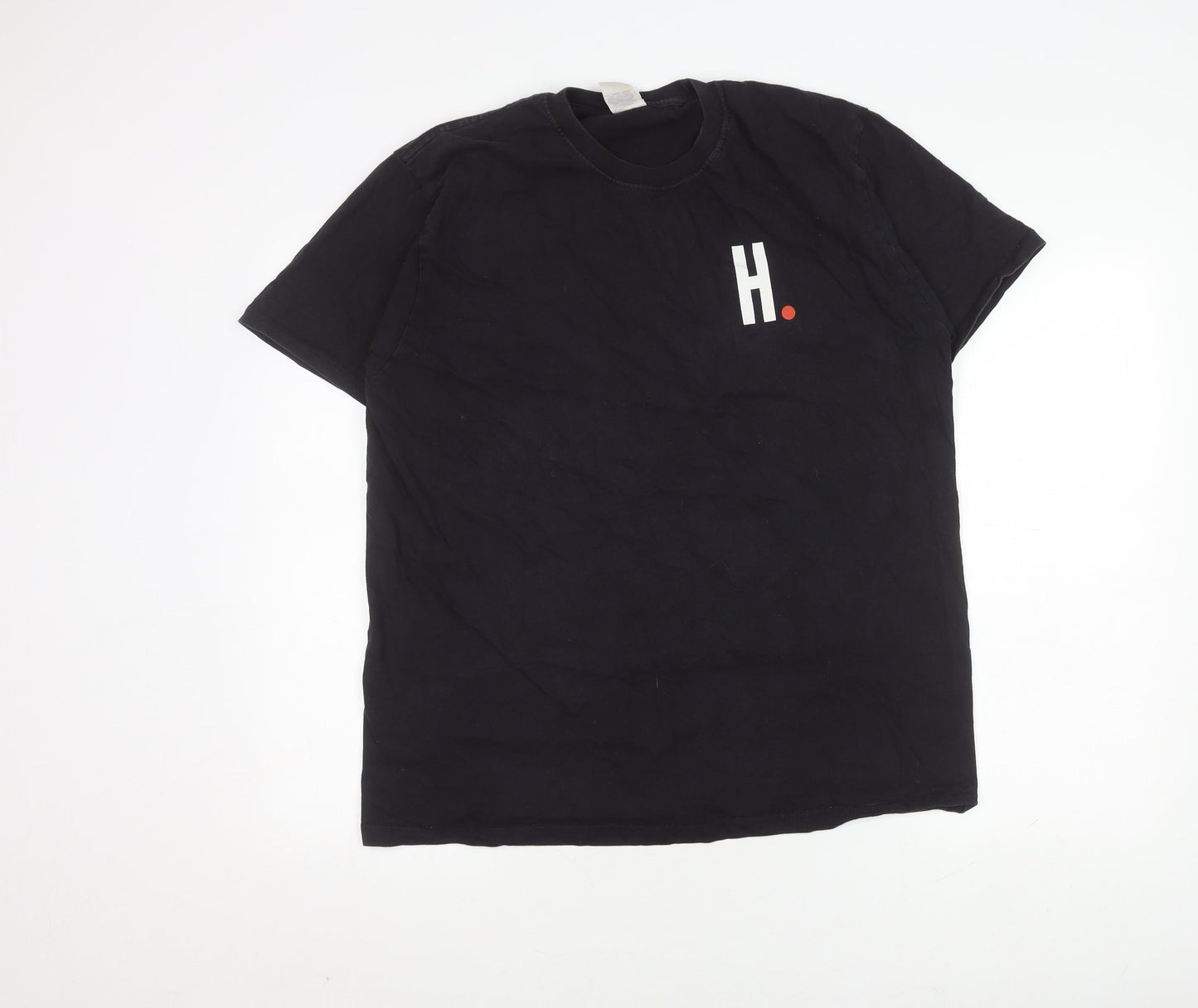 Russell Men's Black XL T-Shirt, Short Sleeve