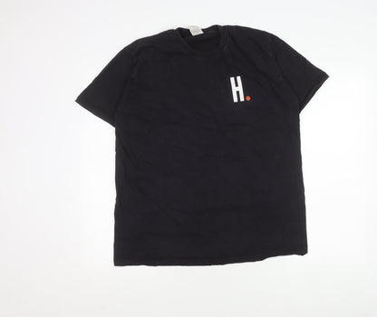 Russell Men's Black XL T-Shirt, Short Sleeve