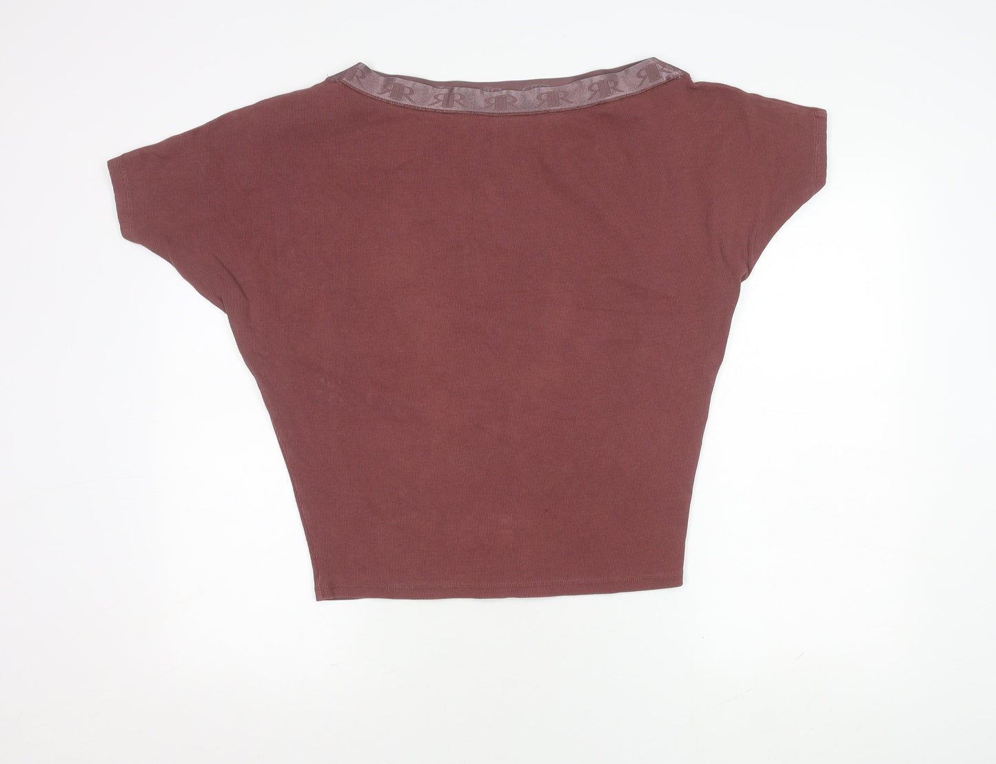 Womens UK Size 8 River Island Brown Basic Blouse
