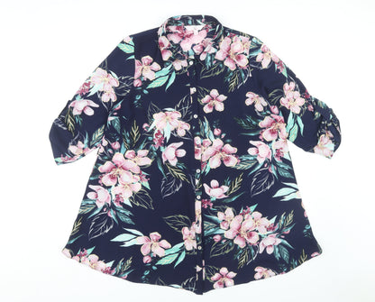 Womens UK Size 16 Julipa Multicoloured  Button-Up