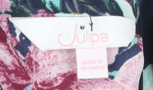 Womens UK Size 16 Julipa Multicoloured  Button-Up