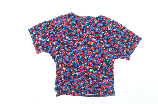Womens UK Size 16 Monsoon Multicoloured Wrap Blouse