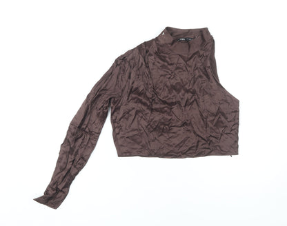 Womens UK Size L Zara Brown  Blouse