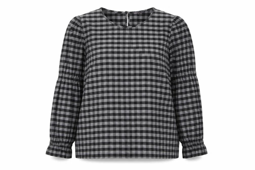 Womens UK Size 24 Marks and Spencer Black Basic Blouse