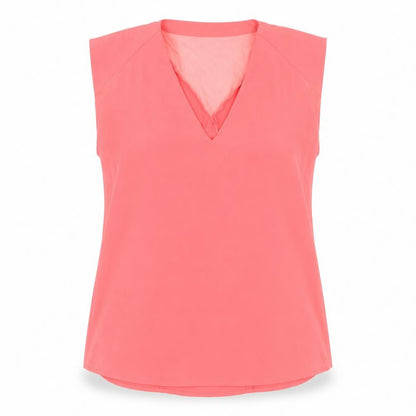 Womens UK Size 12 Oasis Pink Basic Blouse
